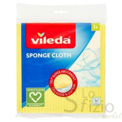 Vileda Sponge Cloths 3-Pack