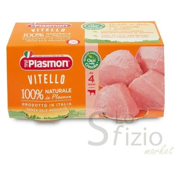 PLASMON OMOGENIZZATO VITELLO 2X80GR