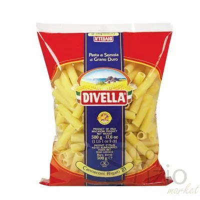 DIVELLA CANNERONI RIGATI N.21 PASTA 500G