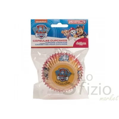 DEKORA PAW PATROL CUPCAKE CASES 25 PCS