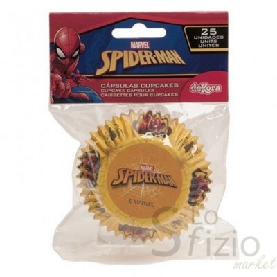 DEKORA CAPSULE CUPCAKE SPIDERMAN X25PZ