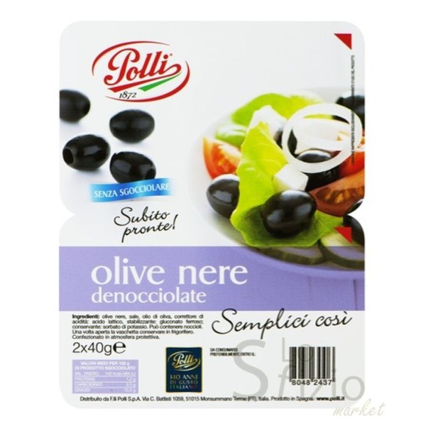 POLLI OLIVE NERE 80GR