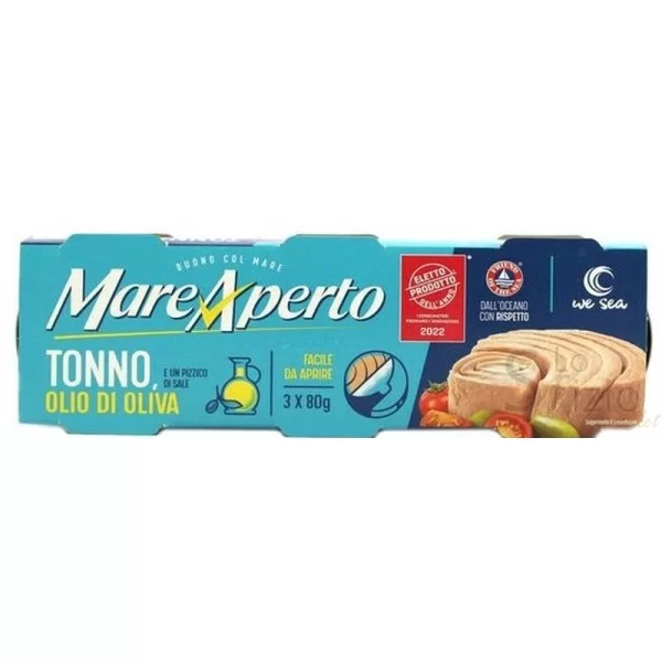 MARE APERTO TONNO ALL'OLIO D'OLIVA 3X70GR