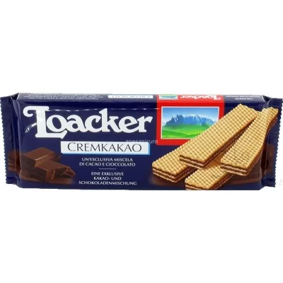 LOACKER WAFER CREMKAKAO 175GR - Home, Alimentari, Biscotti e Farciti
