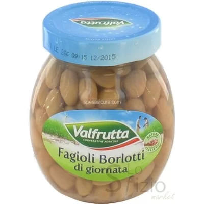 VALFRUTTA FAGIOLI BORLOTTI 360GR - Home, Legumi in scatola