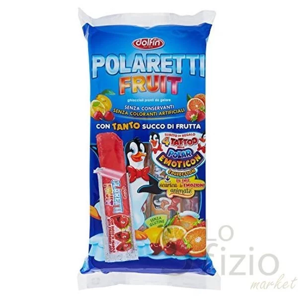 Polaretti Fruit Dolfin 10 Pieces 400g