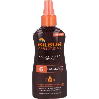 BILBOA CARROT PLUS OLIO SOLARE SPRAY 6 BASSA 200ML