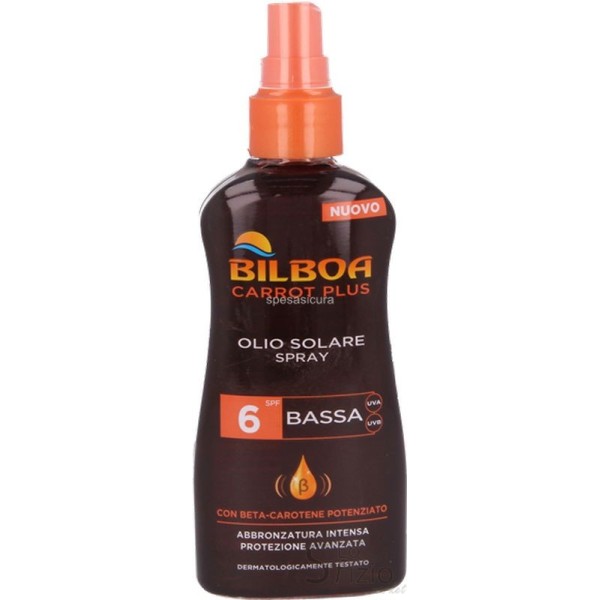 BILBOA CARROT PLUS OLIO SOLARE SPRAY 6 BASSA 200ML