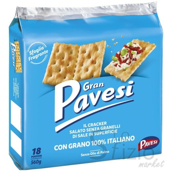 GRAN PAVESI CRACKER NON SALATI 560GR