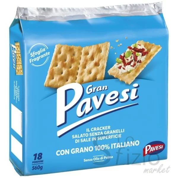 Gran Pavesi Unsalted Crackers 560g