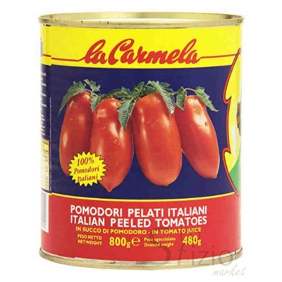 LA CARMELA POMODORI PELATI 800GR - Home, Alimentari, Conserve Pomodoro