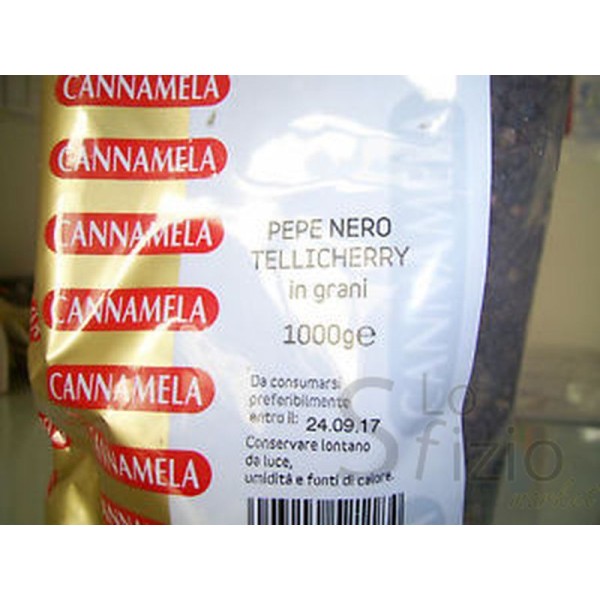 CANNAMELA PEPE NERO IN GRANI 1KG