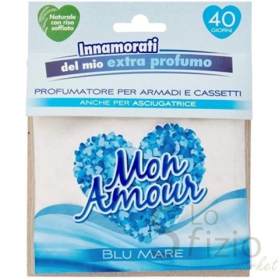 MON AMOUR SACCHETTI PROFUMA BIANCHERIA BLU - Home, Detergenza, Accessori pulizia Casa, Detersivi Bucato