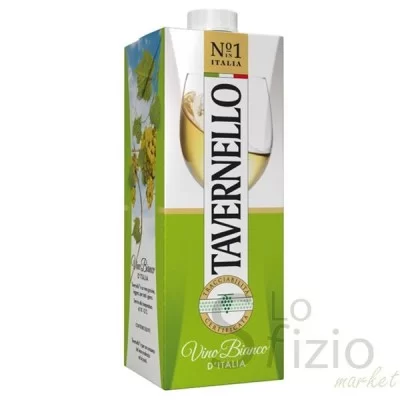 TAVERNELLO VINO BIANCO DA TAVOLA BRIK 1L - Home, Vino, Bianco