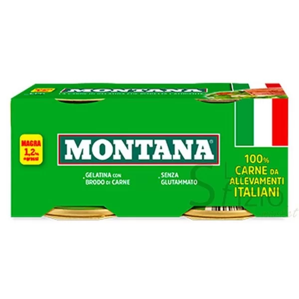 MONTANA CARNE IN GELATINA 2X90GR