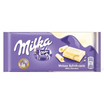 MILKA CIOCCOLATA TAVOLETTA BIANCO 100GR