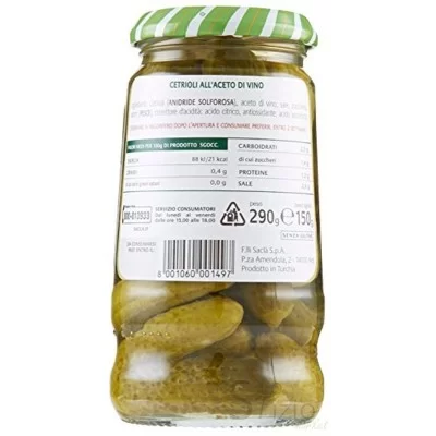 SACLA ACETELLI I CETRIOLINI 290GR - Home, Alimentari, Verdure Conservate