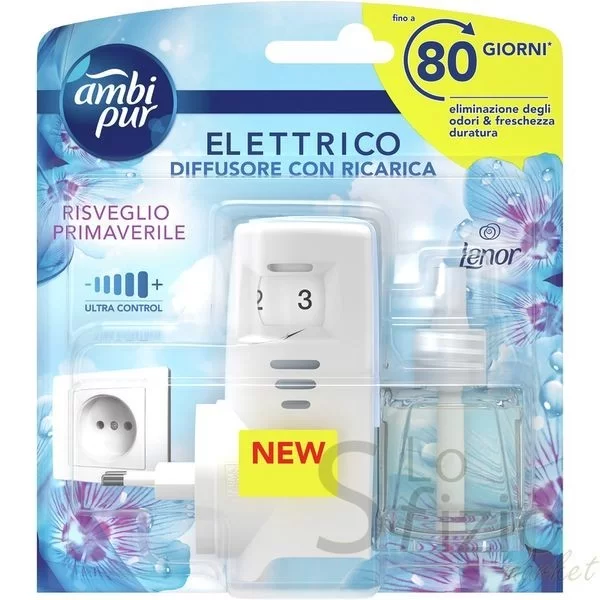 Ambi Pur Electric Diffuser + Lenor Spring Awakening Refill