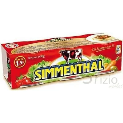 SIMMENTHAL 3X90GR - Home, Alimentari, Carne Pesce in scatola, Carne in scatola