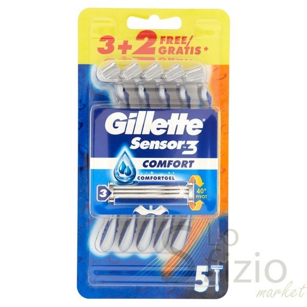 GILLETTE RASOIO SENSOR 3 COMFORT 3+2PZ
