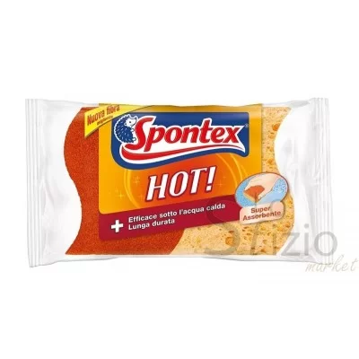 SPONTEX SPUGNA ABRASIVA HOT X2 PZ - Home, Accessori pulizia Casa
