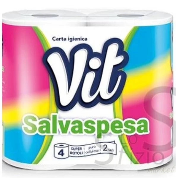 VIT Hygienic Toilet Paper Salva Spesa 4 Rolls