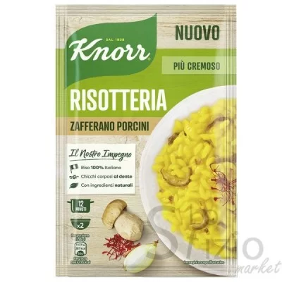 KNORR RISOTTERIA SAFFRON AND PORCINI MUSHROOMS 175G