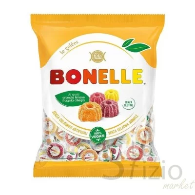 Fida Bonelle Soft Assorted Fruit Candies 175g