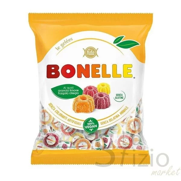Fida Bonelle Soft Assorted Fruit Candies 175g