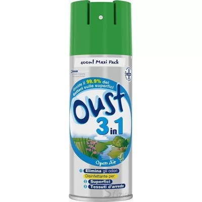 OUST 3 IN 1 ML 400 DISINFETTANTE PER SUPERFICI - Home, Deodoranti e Insetticidi, Deodoranti per Ambiente