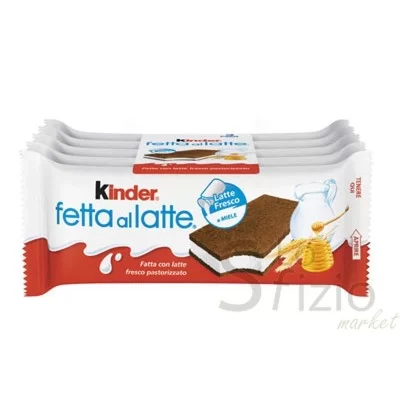 KINDER FETTA A LATTE 5X28GR - Home, Altri, Merende Fresche