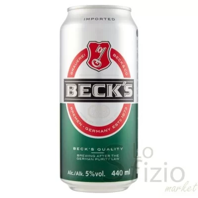 BECK'S BEER CAN 44 CL