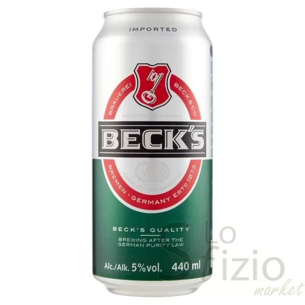 BECK'S BEER CAN 44 CL