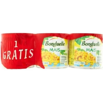 BONDUELLE MAIS 3X300GR - Home, Alimentari, Legumi, Legumi in scatola