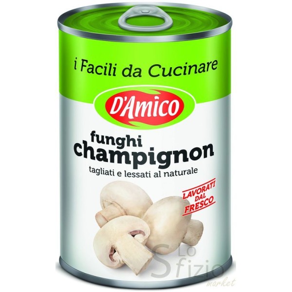 D'AMICO CHAMPIGNONS TAGLIATI AL NATURALE 400GR