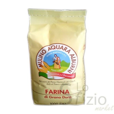 MULINO ALBURNI FARINA GRANO DURO 1 KG - Home, Alimentari, Farine Polente