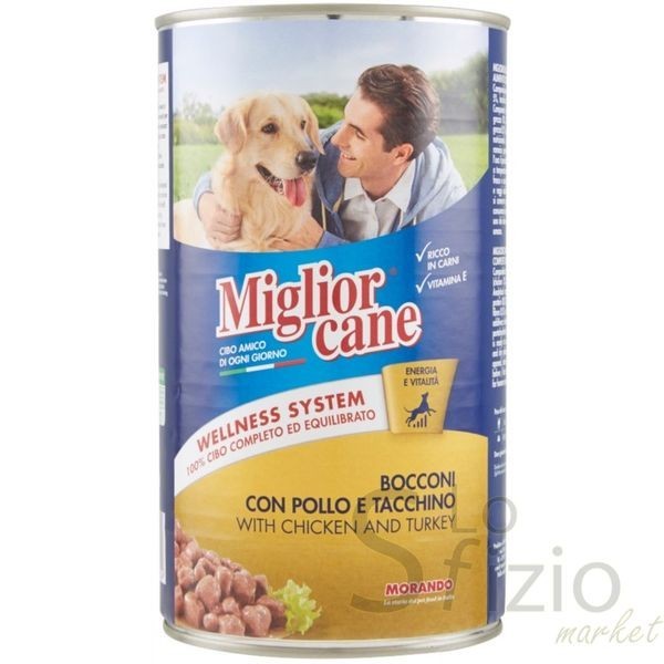 MIGLIOR CANE BOCCONCINI POLLO E TACCHINO 1250GR