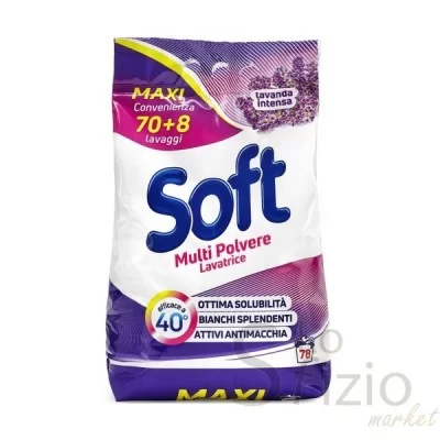 SOFT LAVENDER WASHING MACHINE DETERGENT POWDER 78 WASHES 3.9KG