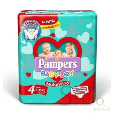 PAMPERS BABY-DRY MUTANDINO 4 MAXI 8-15KG X16PZ - Home, Cura del Bimbo, Igiene Infanzia, Pannolini