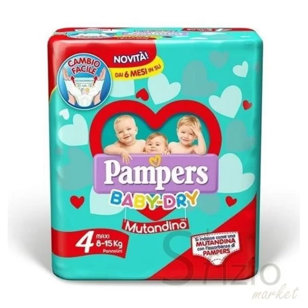 PAMPERS BABY-DRY MUTANDINO 4 MAXI 8-15KG X16PZ