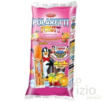 DOLFIN POLARETTI FRUIT ICE POPS 10 PCS 400G