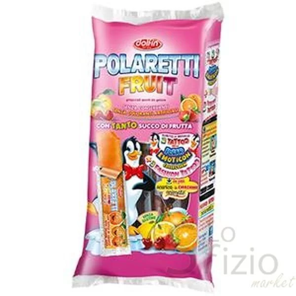 DOLFIN POLARETTI FRUIT ICE POPS 10 PCS 400G