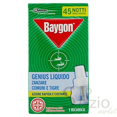 BAYGON GENIUS LIQUIDO RICARICA ML 26 - Home, Detergenza, Deodoranti e Insetticidi, Insettorepellenti