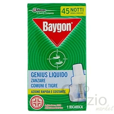 BAYGON GENIUS LIQUIDO RICARICA ML 26 - Home, Detergenza, Deodoranti e Insetticidi, Insettorepellenti