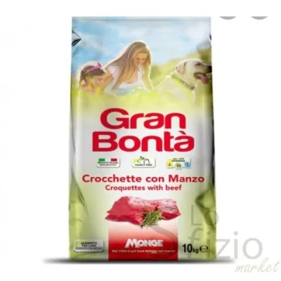 MONGE GRAN BONTA CROCCHETTE MANZO 10KG