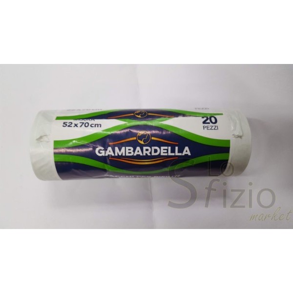 GAMBARDELLA SACCHI NETTEZZ BIANCO 52X70CM PZ.20