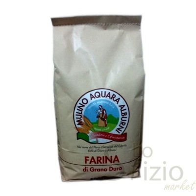 MULINO ALBURNI FARINA DI GRANO DURO 5KG - Home, Alimentari, Farine Polente