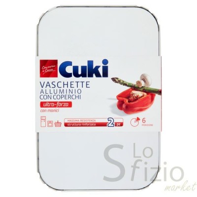 CUKI VASCHETTE ALLUMINIO C COP 6 PORZIONE 2PZ