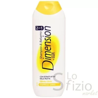 DIMENSION SHAMPOO 2IN1 STRAIGHT HAIR 250ML