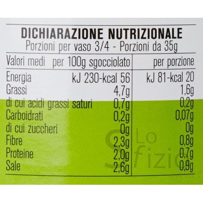D'AMICO OLIVE SNOCCIOLATE VERDI 290GR